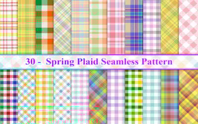 Spring Buffalo Ekose Dikişsiz Desen, Buffalo Ekose Dikişsiz Desen, Ekose Dikişsiz Desen