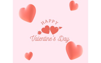 Valentines Day Premium sociální Media Banner a plakát