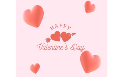 Valentines Day Premium sociální Media Banner a plakát