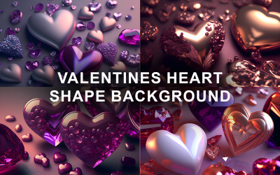 Valentines hjärta och kärlek form bakgrund