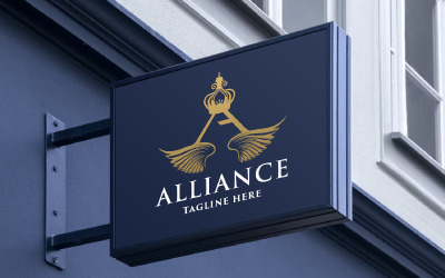 Aliance Letter A Pro Logo šablona