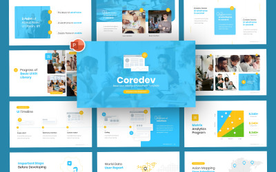 Coredev Business Developers PowerPoint sablon