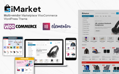 iMarket – Többszállítós piactér, WooCommerce WordPress téma