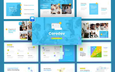 Modello di Keynote per sviluppatori aziendali Coredev