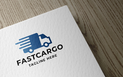 Шаблон логотипу Fast Cargo Pro