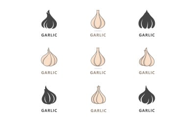 Ajo logo icono vector ilustración V15