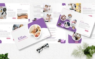 Ellas - Modello Powerpoint per la cura della bellezza