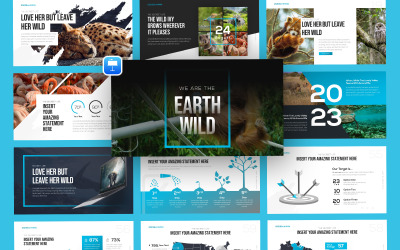 Keynote-Vorlage für Natur und Tierwelt der Erde