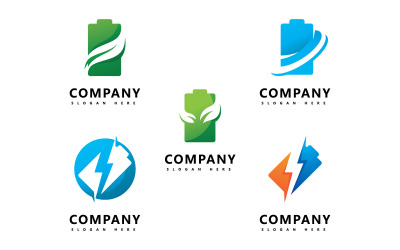 Batería Vector icono diseño ilustración Plantilla V7