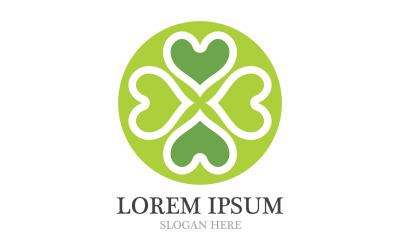 Leaf tree green fresh symbol logo nature v14