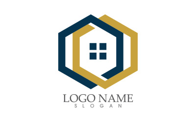Emlak ev satış ve kiralama logosu vektör tasarımı v10