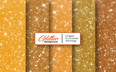 Golden Glitter Digital Paper Texture Background oder funkelnder festlicher Hintergrund