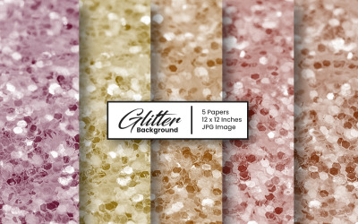 Goldener Bokeh-Lichthintergrund und glänzender, glitzernder, festlicher Texturhintergrund