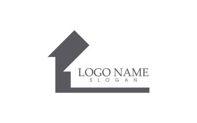Propriété maison maison vente et location logo vector design v14