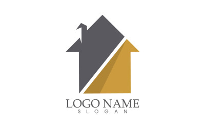 Propriété maison maison vente et location logo vector design v16