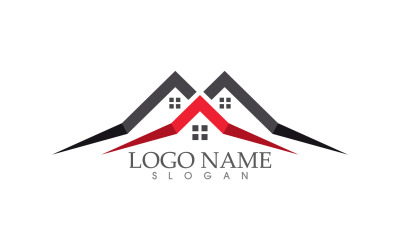 Propriété maison maison vente et location logo vector design v19