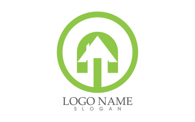Propriété maison maison vente et location logo vector design v21