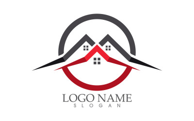 Propriété maison maison vente et location logo vector design v31