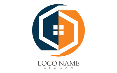 Propriété maison maison vente et location logo vector design v32