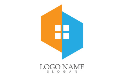 Propriété maison maison vente et location logo vector design v33
