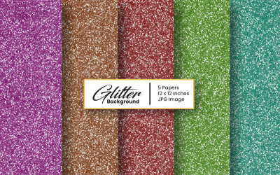 Sfondo festivo glitter lucido e sfondo di carta digitale glitter colorato