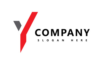 Y litera biznes logo ikona wektor szablon V8