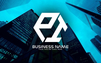 İşletmeniz İçin Profesyonel Çokgen Pi Harfi Logo Tasarımı - Marka Kimliği