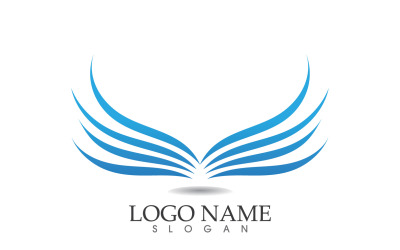 Water wave logo beach blue template design v53