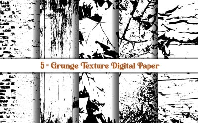 Fondo de textura grunge y papel digital de textura de pared angustiada negra