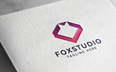 Fox Studio Pro-logo sjabloon