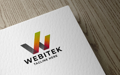 Szablon Logo Webitek Litera W Pro