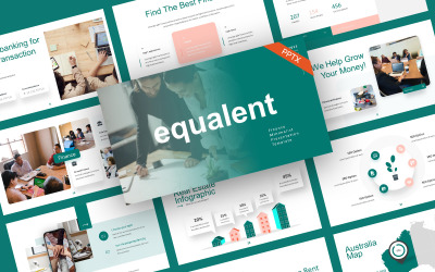 Equalent Modern Business PowerPoint Template