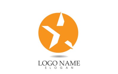 Estrella icono logo negocio vector v2