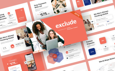 Exclude Modern Finance PowerPoint Template