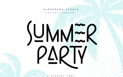 Summer Party - Display Font