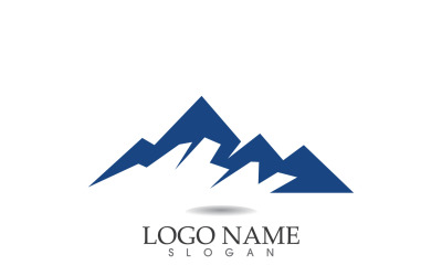 Logotipo da montanha de paisagem e vetor de símbolo v20