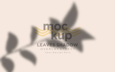 Leaves Shadow Overlay Effect Mockup 79