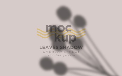 Leaves Shadow Overlay Effect Mockup 81