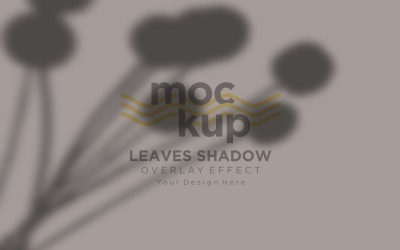Leaves Shadow Overlay Effect Mockup 82