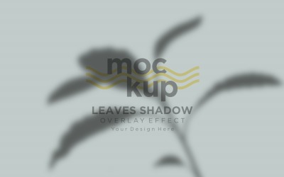 Leaves Shadow Overlay Effect Mockup 83