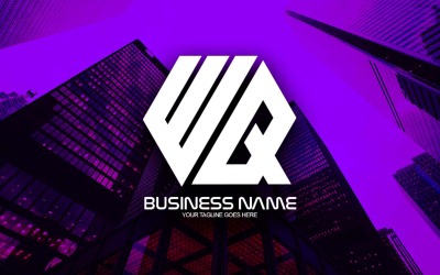 İşletmeniz İçin Profesyonel Çokgen WQ Harf Logo Tasarımı - Marka Kimliği
