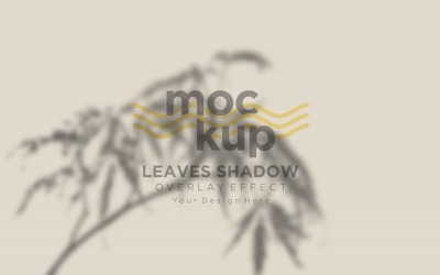 Leaves Shadow Overlay Effect Mockup 136