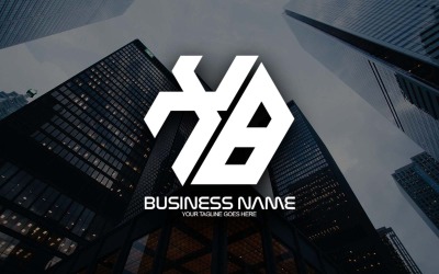 İşletmeniz İçin Profesyonel Çokgen XB Harfi Logo Tasarımı - Marka Kimliği