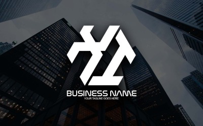 Professional Polygonal XI Letter Logo Design For Your Business - Brand Identity