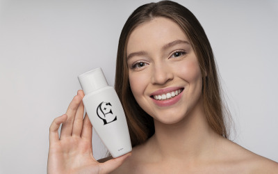 Logotipo de lujo del hotel de moda para mujer Letra E