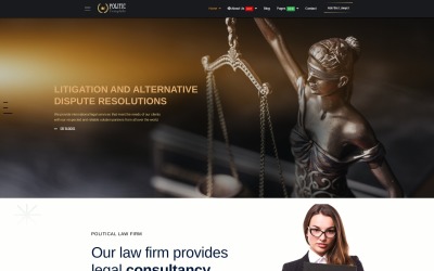 Advogado Político Modelo Joomla4