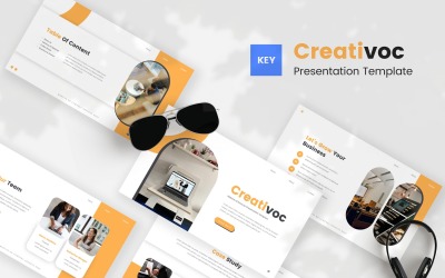 Creativoc — Webinárium és Ecourse Keynote sablon
