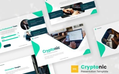 Cryptonic — Šablona Prezentací Google pro kryptoměny a bitcoiny