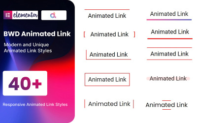 Plugin WordPress de Link Animado para Elementor