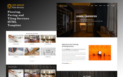 ZeeGroup - Flooring, Paving and Tiling Services HTML Template